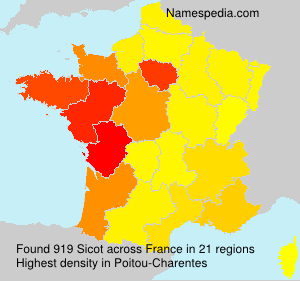 Surname Sicot in France Surname Sicot in France