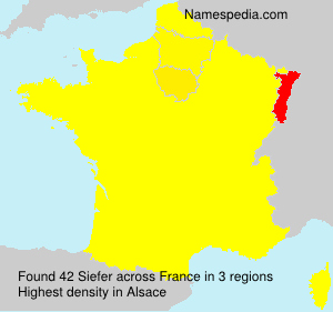 Surname Siefer in France Surname Siefer in France