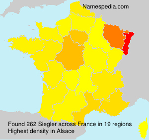Surname Siegler in France Surname Siegler in France