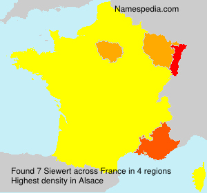 Surname Siewert in France Surname Siewert in France