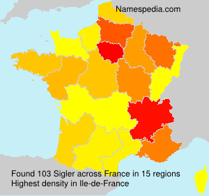 Surname Sigler in France Surname Sigler in France