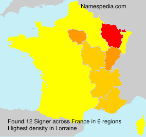 Surname Signer in France Surname Signer in France