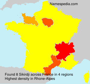 Surname Sikirdji in France Surname Sikirdji in France