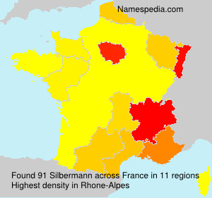 Surname Silbermann in France Surname Silbermann in France