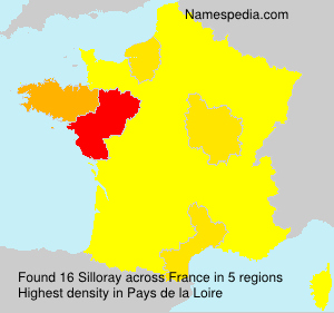 Surname Silloray in France Surname Silloray in France