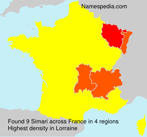 Surname Simari in France Surname Simari in France