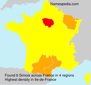Surname Simois in France Surname Simois in France