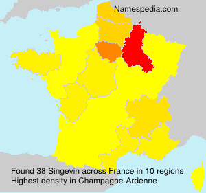 Surname Singevin in France Surname Singevin in France
