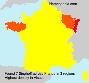 Surname Singhoff in France Surname Singhoff in France