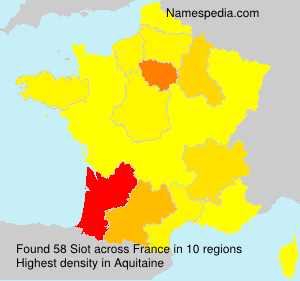 Surname Siot in France Surname Siot in France