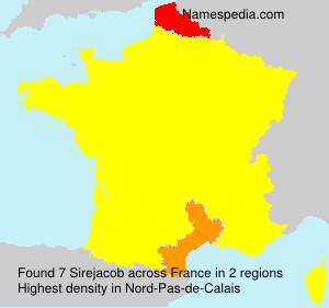 Surname Sirejacob in France Surname Sirejacob in France