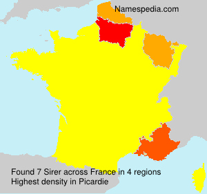 Surname Sirer in France Surname Sirer in France