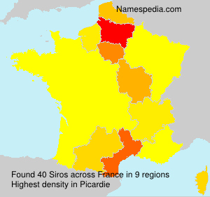 Surname Siros in France Surname Siros in France