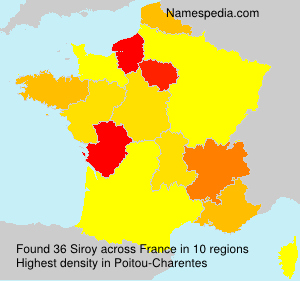 Surname Siroy in France Surname Siroy in France