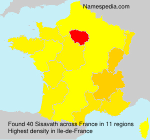 Surname Sisavath in France Surname Sisavath in France