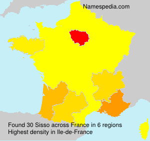 Surname Sisso in France Surname Sisso in France