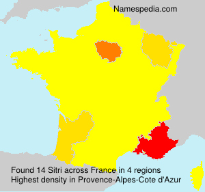 Surname Sitri in France Surname Sitri in France