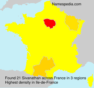 Surname Sivanathan in France Surname Sivanathan in France