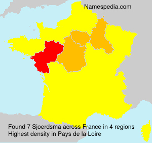 Surname Sjoerdsma in France Surname Sjoerdsma in France