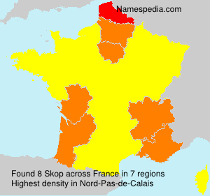 Surname Skop in France Surname Skop in France