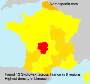 Surname Skotowski in France Surname Skotowski in France
