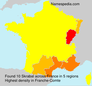Surname Skrabal in France Surname Skrabal in France