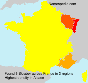Surname Skraber in France Surname Skraber in France