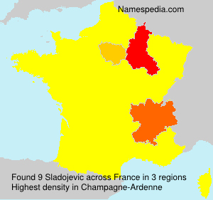 Surname Sladojevic in France Surname Sladojevic in France
