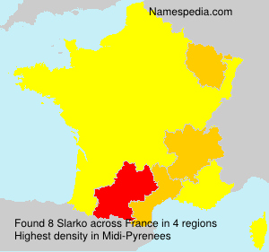 Surname Slarko in France Surname Slarko in France