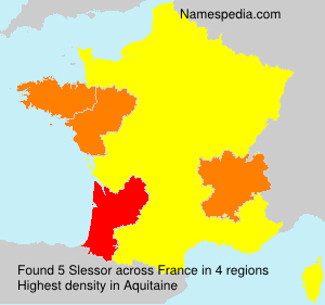 Surname Slessor in France Surname Slessor in France