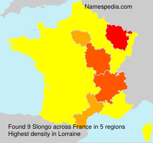 Surname Slongo in France Surname Slongo in France