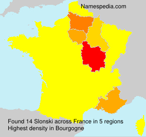 Surname Slonski in France Surname Slonski in France