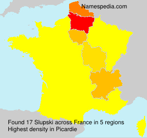 Surname Slupski in France Surname Slupski in France