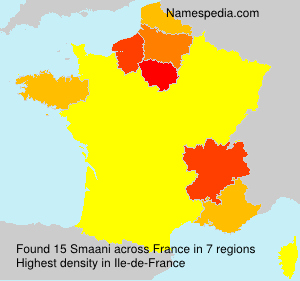 Surname Smaani in France