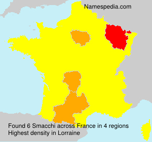Surname Smacchi in France