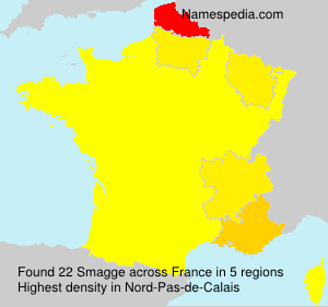 Surname Smagge in France Surname Smagge in France