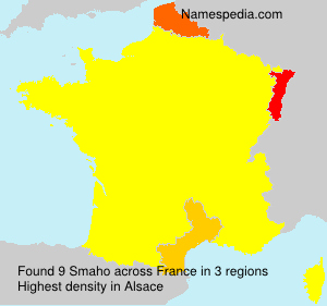 Surname Smaho in France