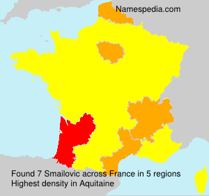 Surname Smailovic in France Surname Smailovic in France