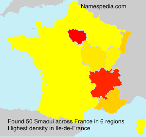 Surname Smaoui in France Surname Smaoui in France