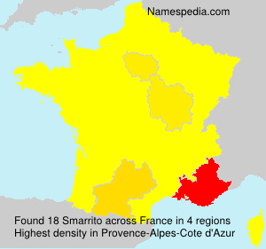 Surname Smarrito in France Surname Smarrito in France