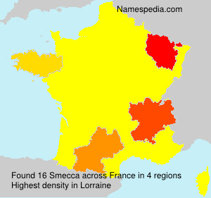 Surname Smecca in France Surname Smecca in France