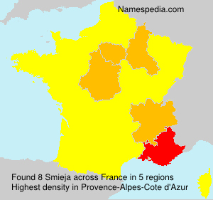 Surname Smieja in France Surname Smieja in France