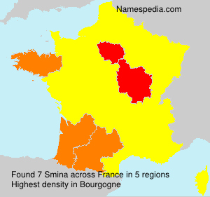 Surname Smina in France Surname Smina in France