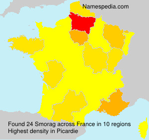 Surname Smorag in France Surname Smorag in France