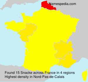 Surname Snacke in France Surname Snacke in France