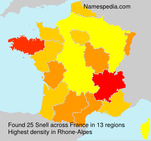 Surname Snell in France Surname Snell in France