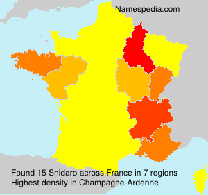 Surname Snidaro in France Surname Snidaro in France