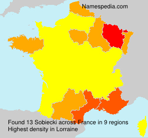Surname Sobiecki in France Surname Sobiecki in France