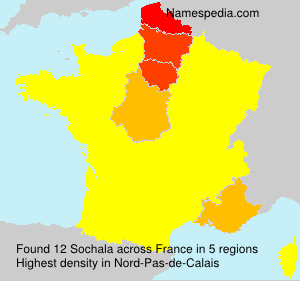 Surname Sochala in France Surname Sochala in France