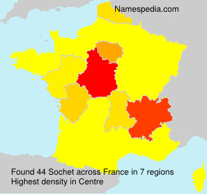 Surname Sochet in France Surname Sochet in France